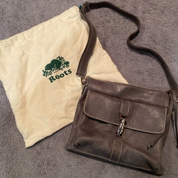 Roots Bags Roots Leather Crossbody Bag With Dustbag Poshmark
